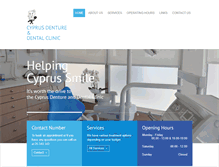 Tablet Screenshot of cyprusdentalclinic.com